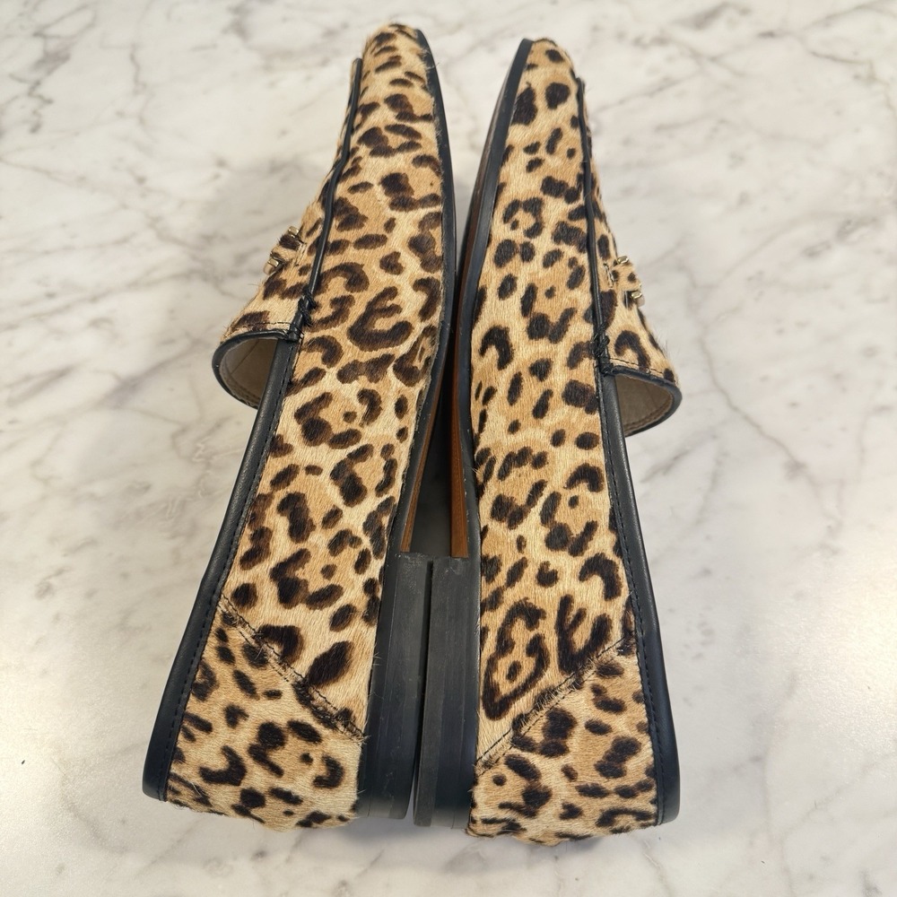 Sam Edelman Loraine Horsebit Cheetah Print Loafers Shoes Women Size 8.5 - Picture 8 of 9